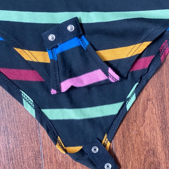 Gaze striped tank bodysuit, XS - Picture 5 of 7